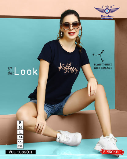 Vol 1035 O Grab It Sincker Women Tshirt Exporter Gujarat