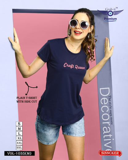Vol 1035 O Grab It Sincker Women Tshirt Exporter Gujarat