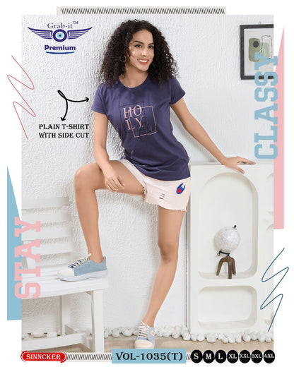 Vol 1035 T Grab It Sinker Women Tshirt Exporter