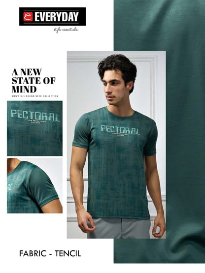 Vol 1037 Everyday Tencil Lycra Mens Tshirts Exporter Ahmedabad