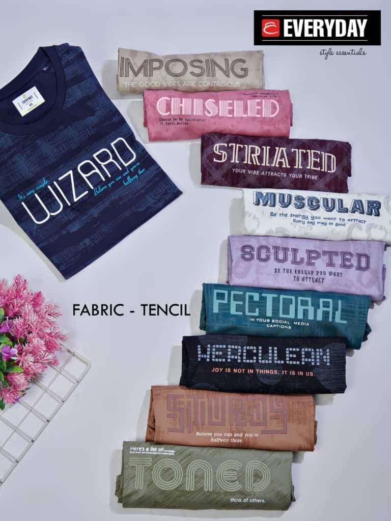 Vol 1037 Everyday Tencil Lycra Mens Tshirts Exporter Ahmedabad