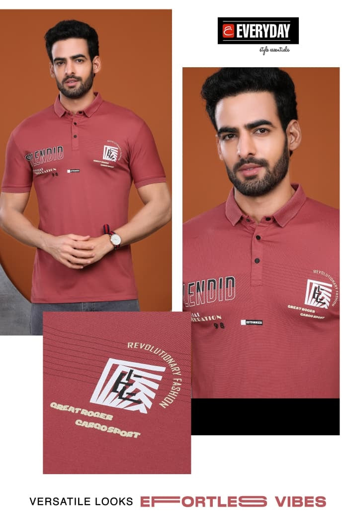 Vol 1038 Everyday Tencil Lycra Mens Tshirts Exporter India