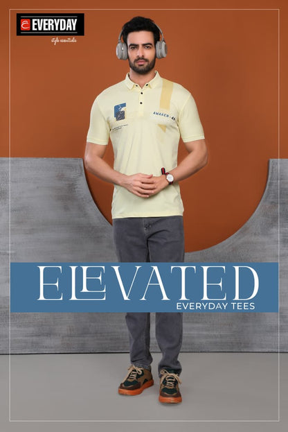 Vol 1038 Everyday Tencil Lycra Mens Tshirts Exporter India