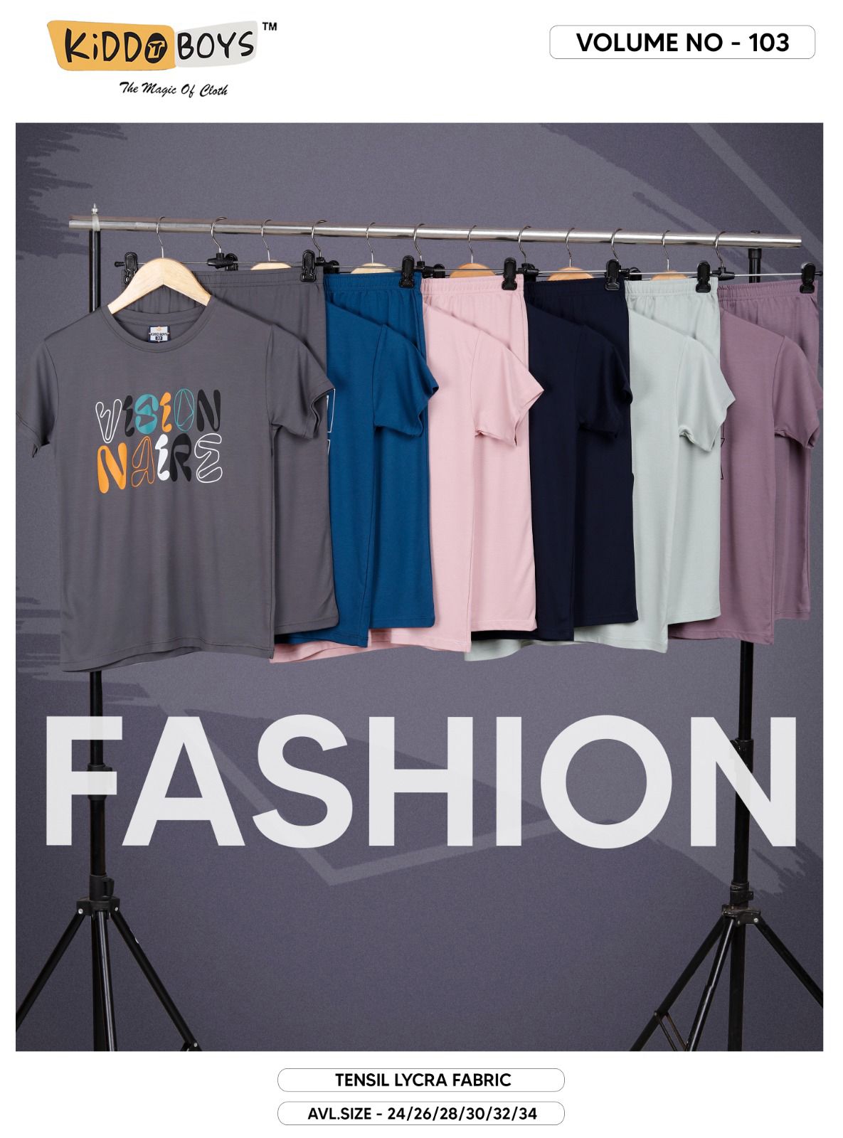 Vol 103 Kiddo Tencil Lycra Boys Capri Night Suit Manufacturer Gujarat