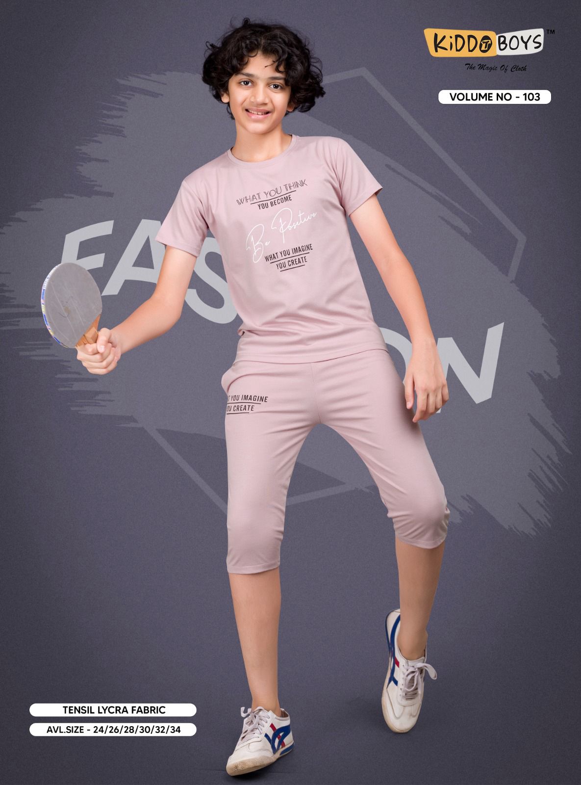 Vol 103 Kiddo Tencil Lycra Boys Capri Night Suit Manufacturer Gujarat