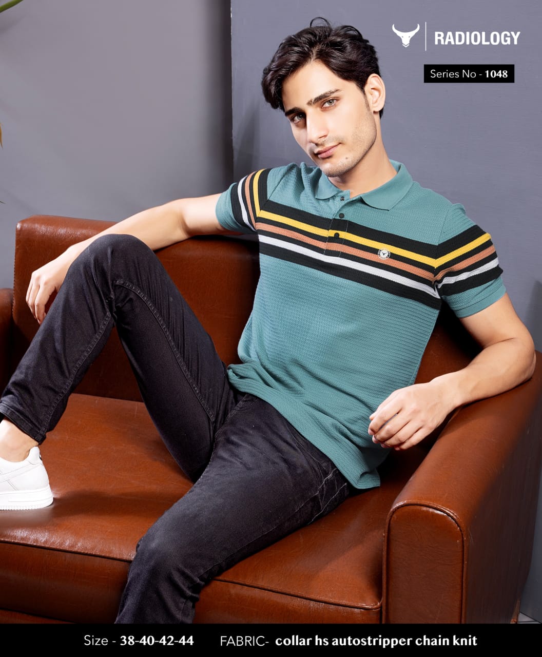 Vol 1048 Radiology Auto Stripes Mens Tshirts Wholesale Price