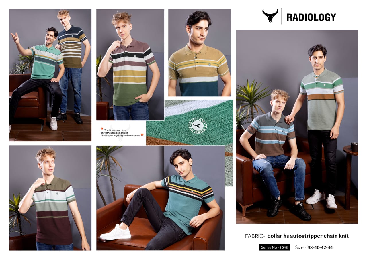 Vol 1048 Radiology Auto Stripes Mens Tshirts Wholesale Price