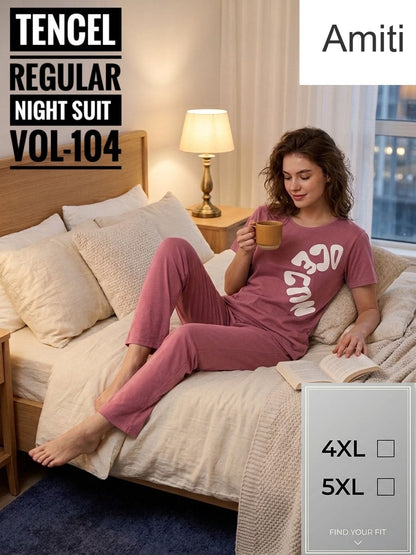 Vol 104 Amiti Tencil Pyjama Night Suits Supplier