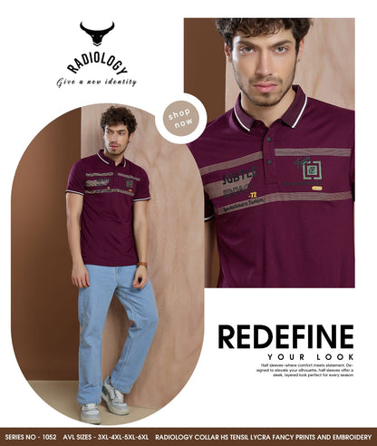 Vol 1052 Radiology Tencil Lycra Mens Tshirts Wholesaler India