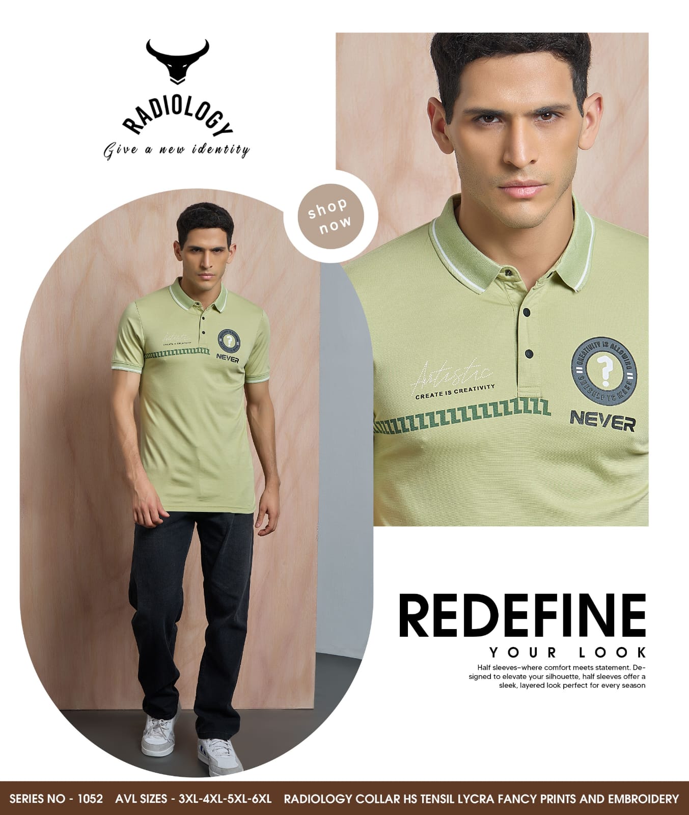 Vol 1052 Radiology Tencil Lycra Mens Tshirts Wholesaler India