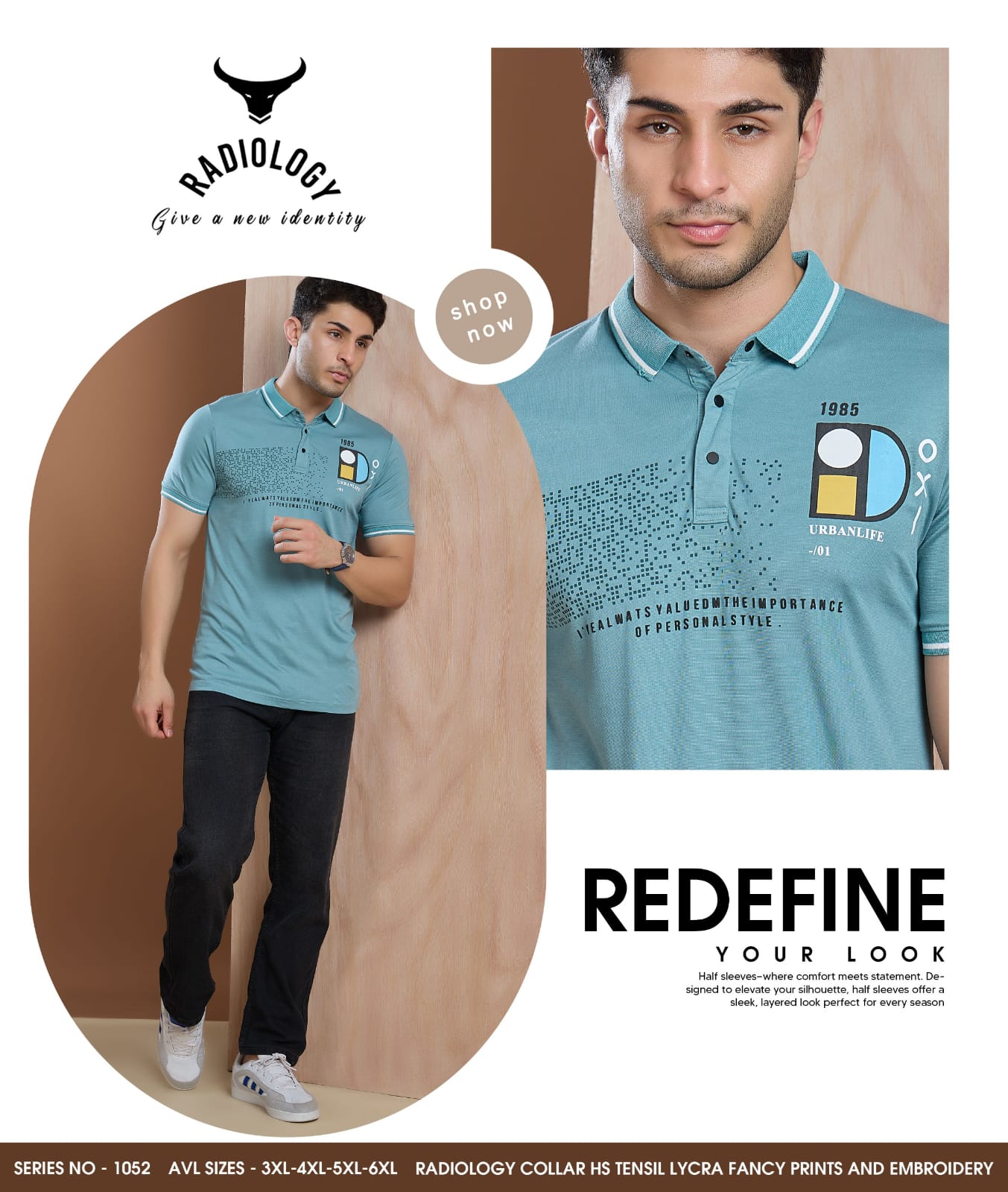 Vol 1052 Radiology Tencil Lycra Mens Tshirts Wholesaler India