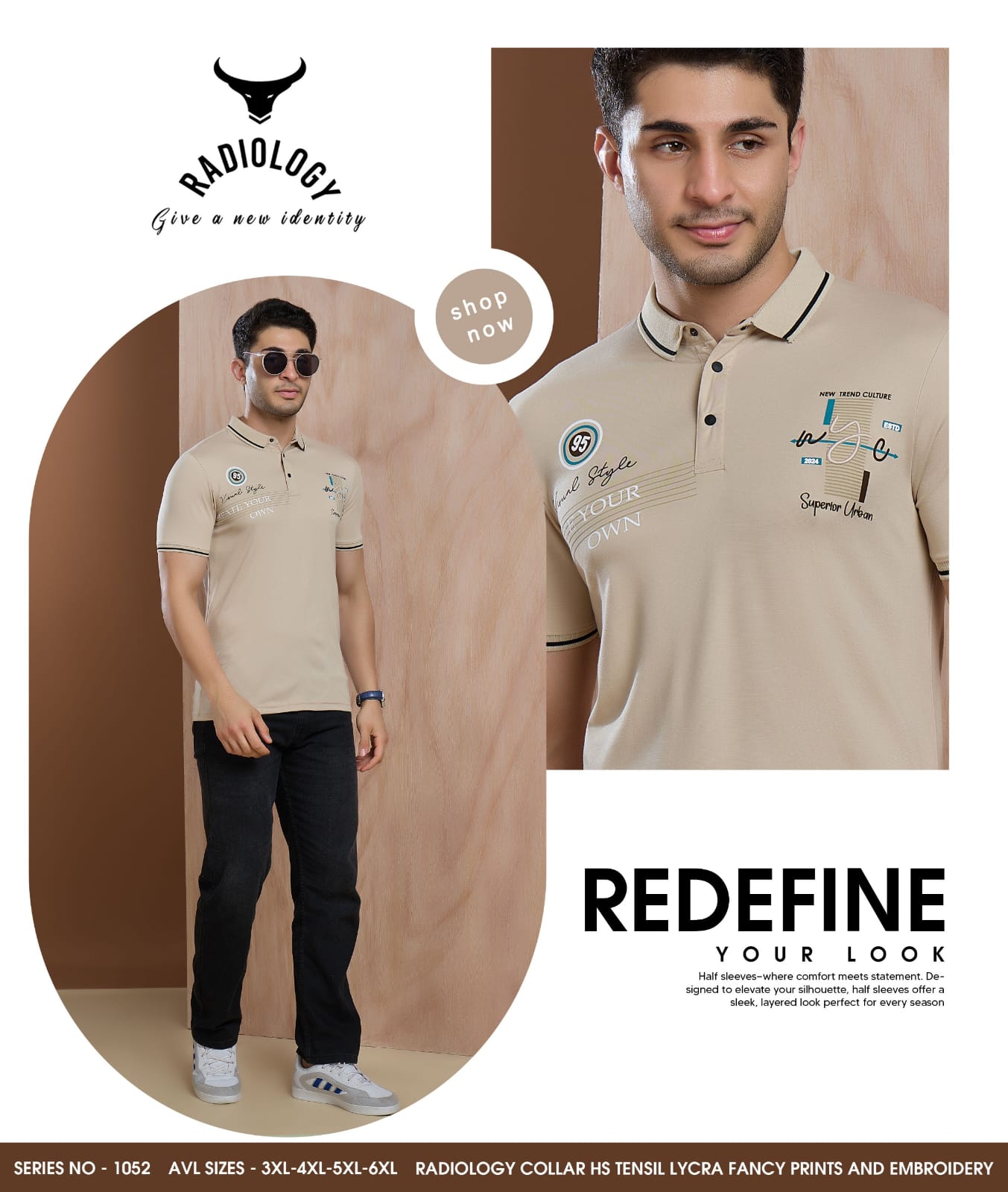 Vol 1052 Radiology Tencil Lycra Mens Tshirts Wholesaler India