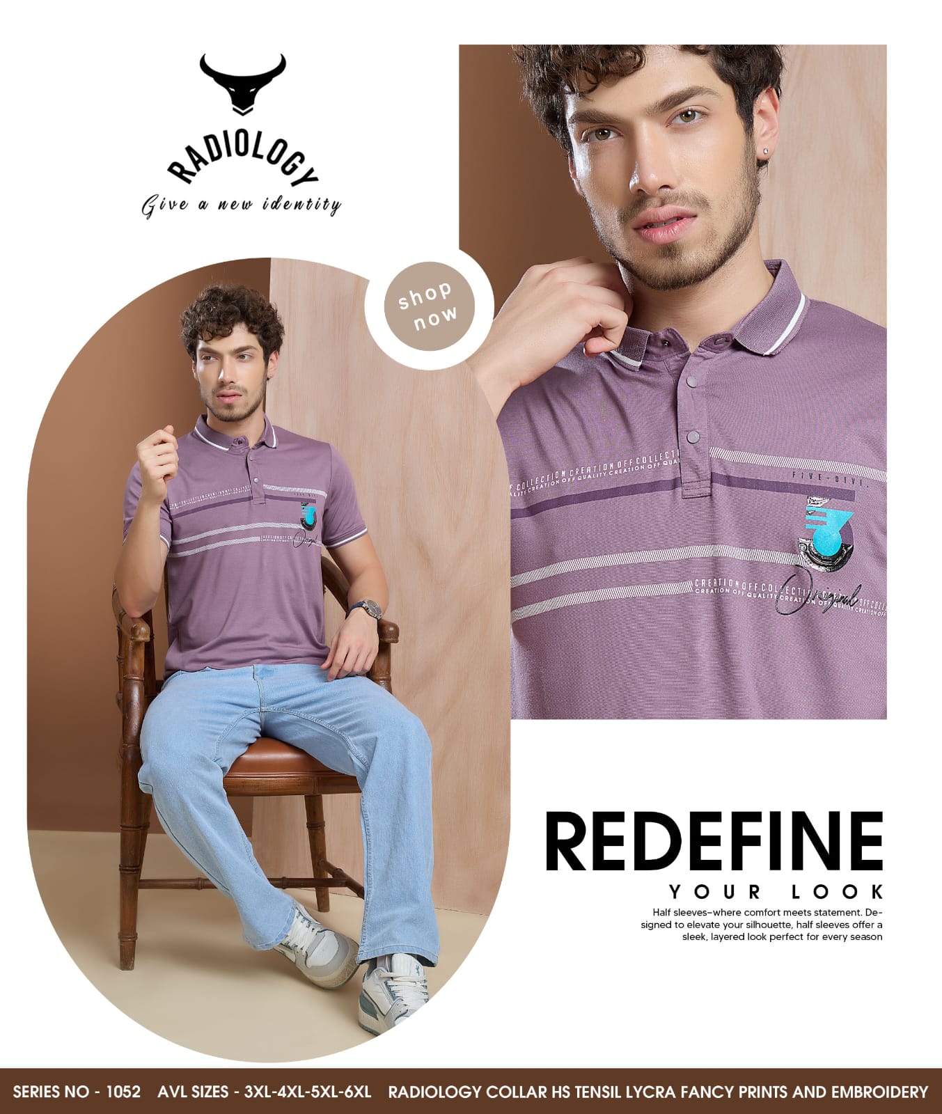 Vol 1052 Radiology Tencil Lycra Mens Tshirts Wholesaler India