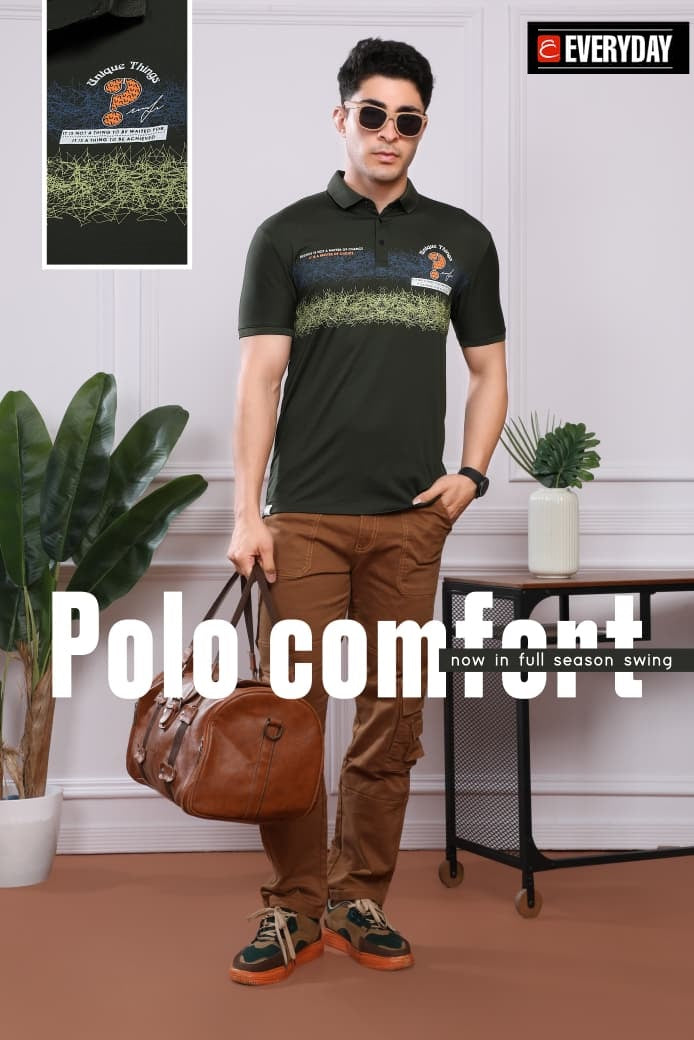 Vol 1058 Everyday Tencil Lycra Mens Tshirts Wholesaler