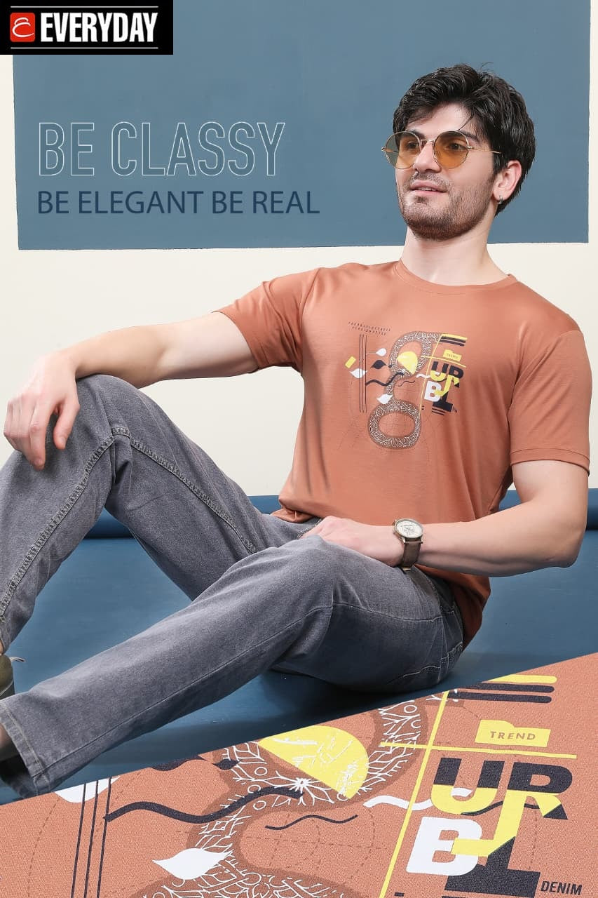 Vol 1063 Everyday Tencil Lycra Mens Tshirts Supplier Gujarat