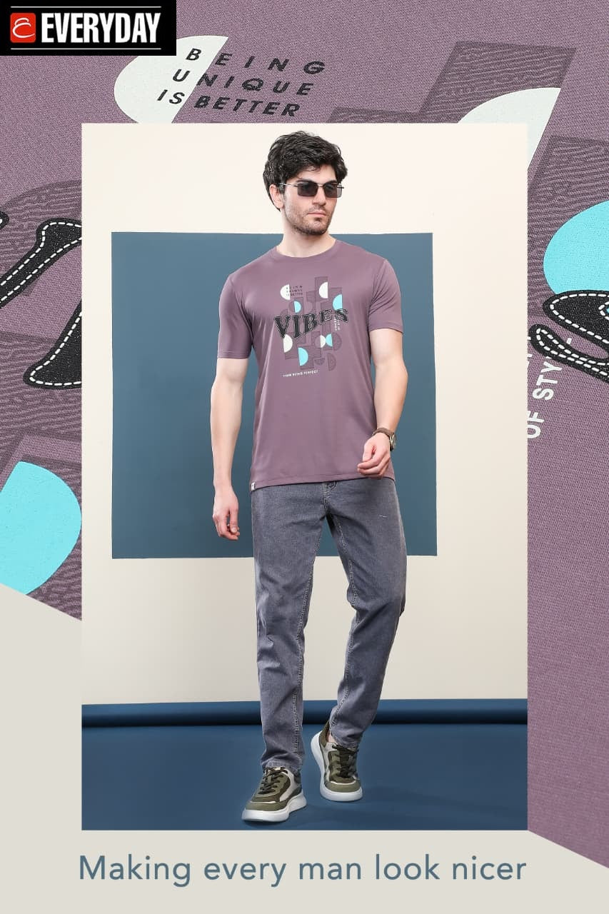 Vol 1063 Everyday Tencil Lycra Mens Tshirts Supplier Gujarat