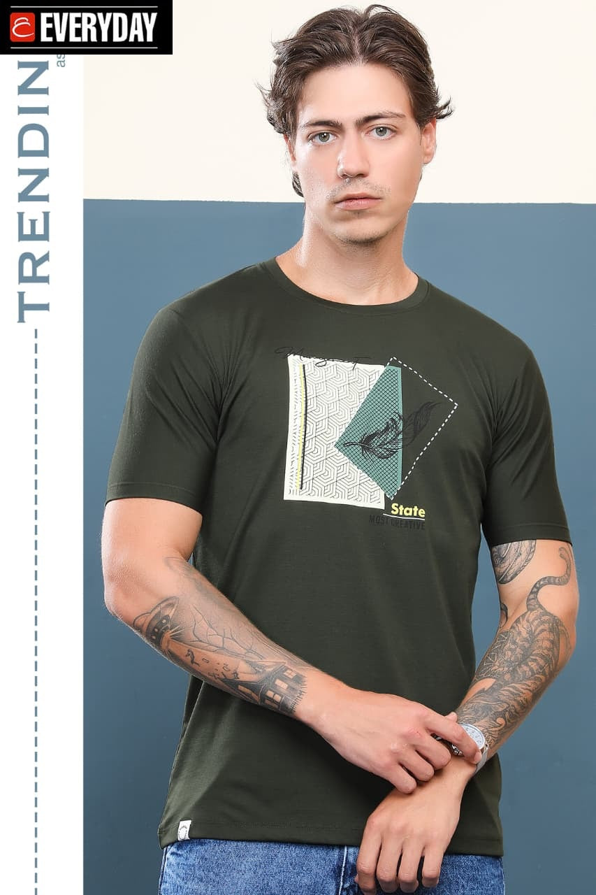 Vol 1063 Everyday Tencil Lycra Mens Tshirts Supplier Gujarat