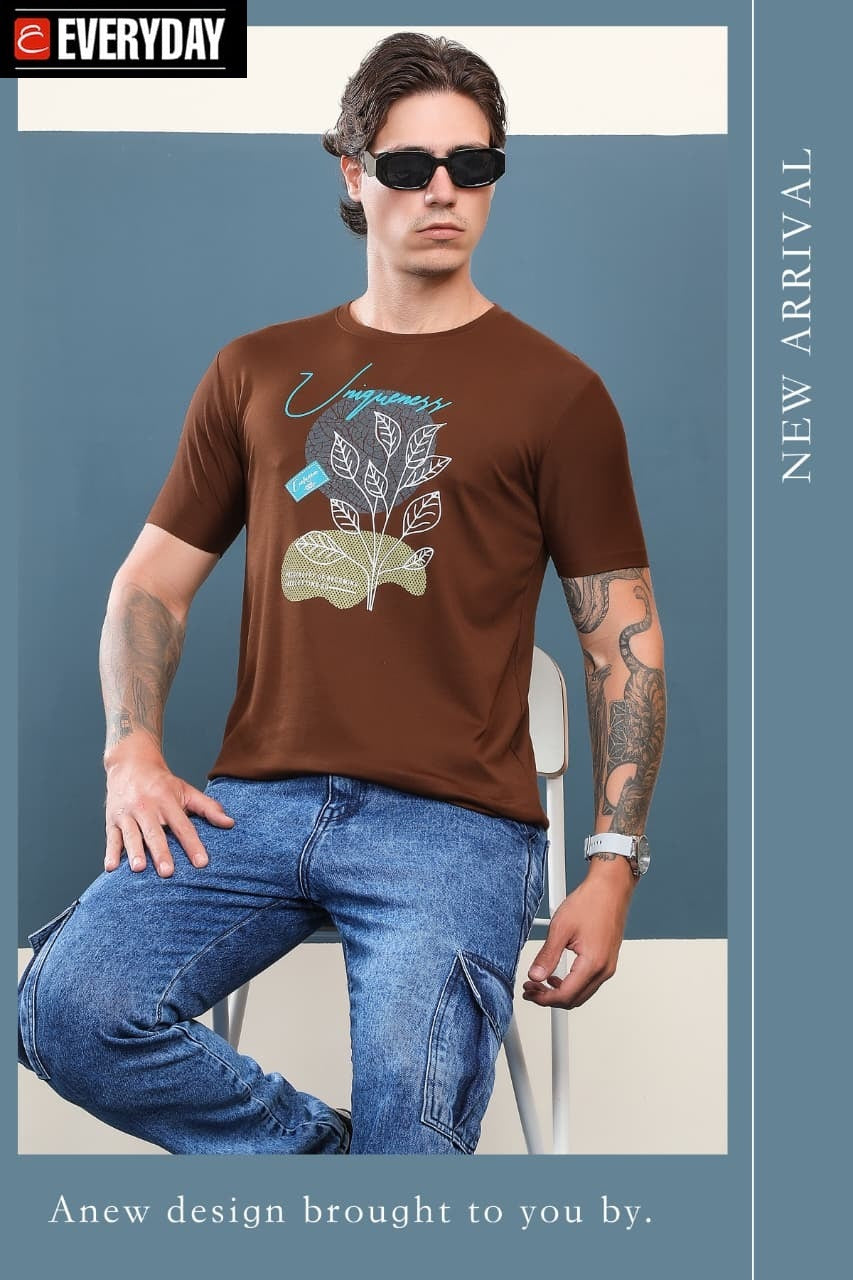Vol 1063 Everyday Tencil Lycra Mens Tshirts Supplier Gujarat