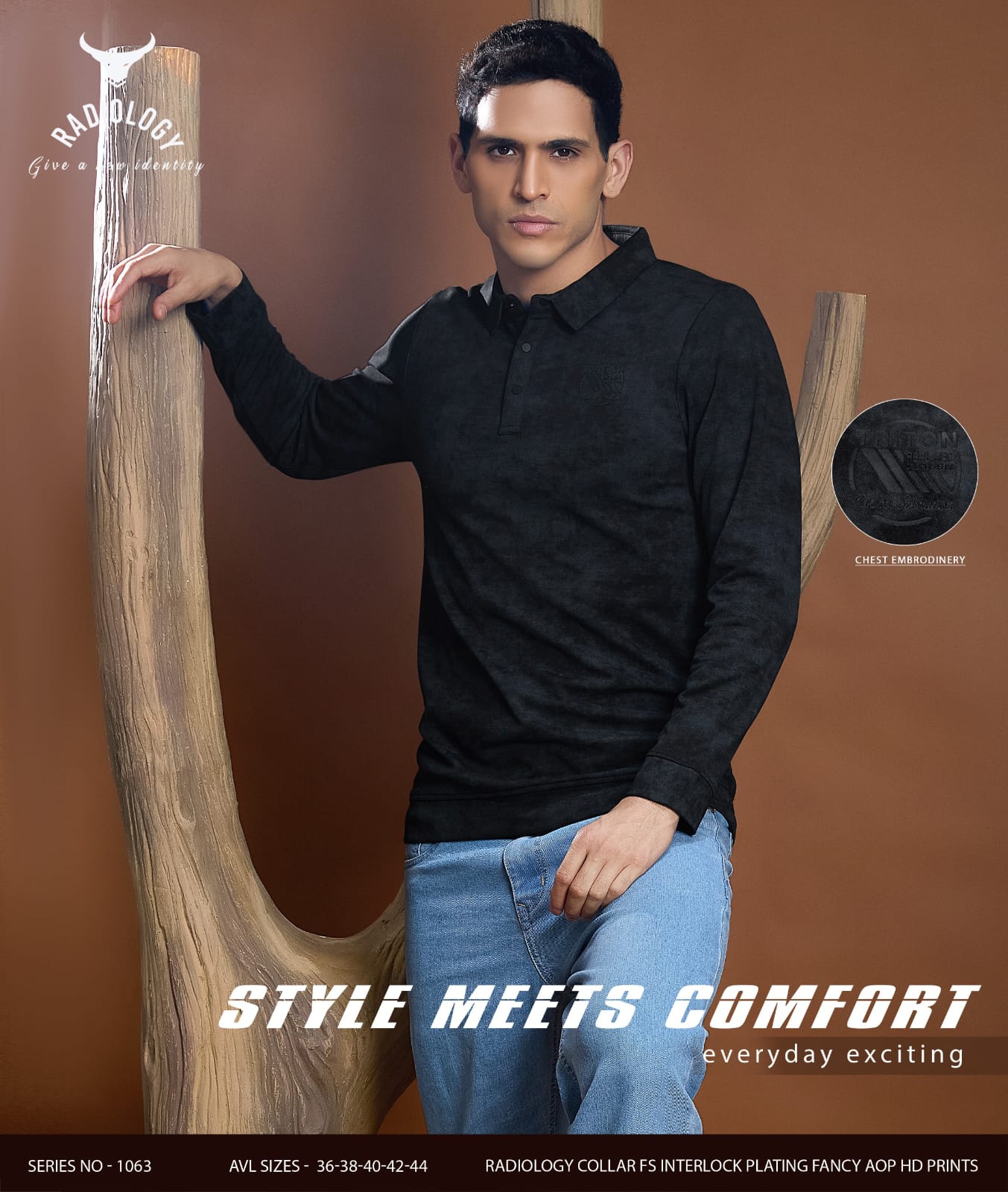 Vol 1063 Radiology Interlock Mens Tshirts Wholesale Price