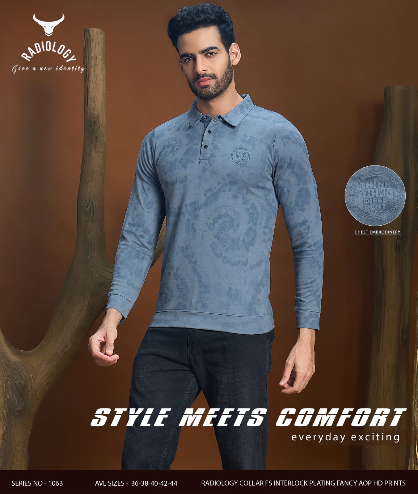 Vol 1063 Radiology Interlock Mens Tshirts Wholesale Price