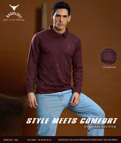 Vol 1063 Radiology Interlock Mens Tshirts Wholesale Price