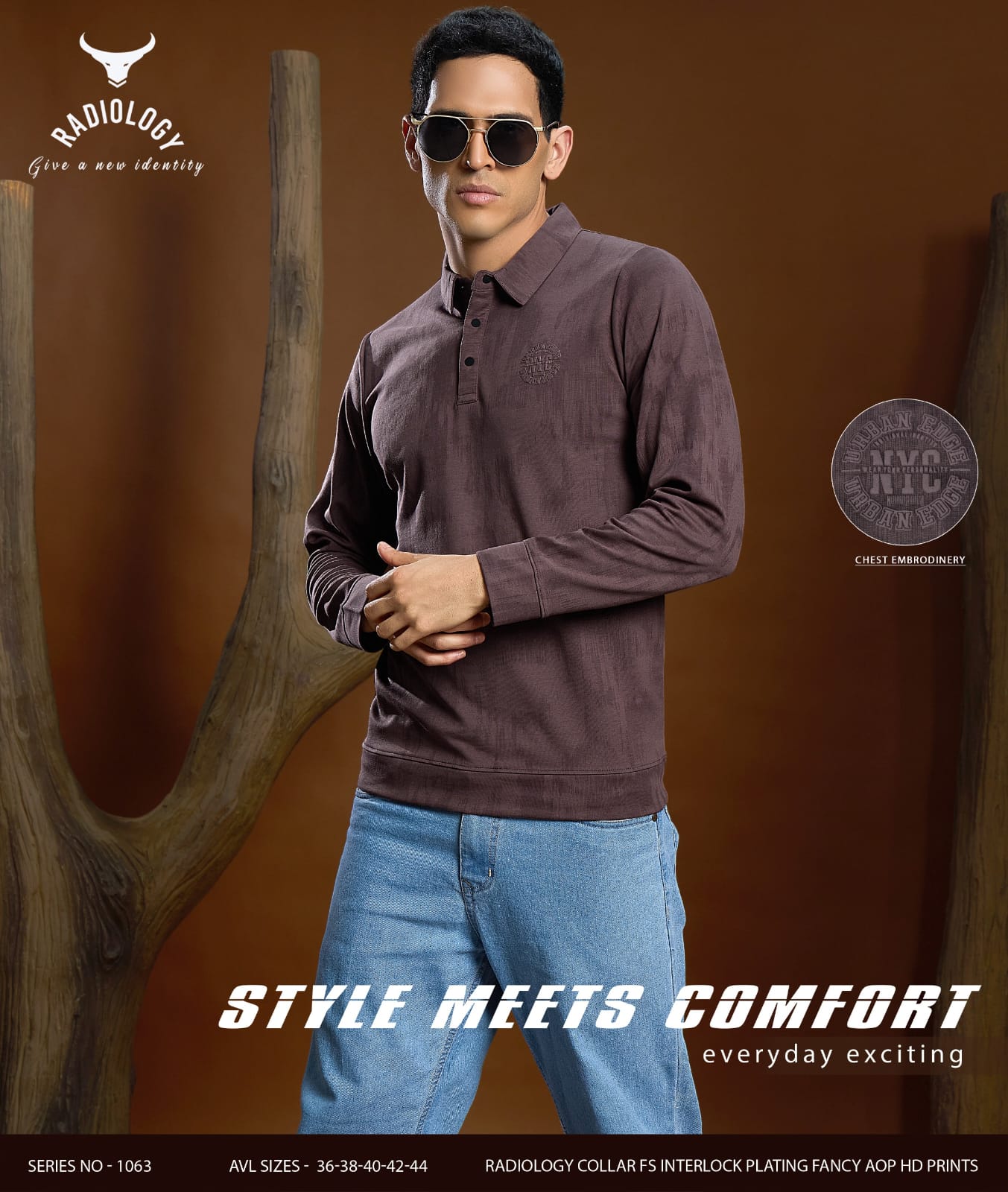 Vol 1063 Radiology Interlock Mens Tshirts Wholesale Price