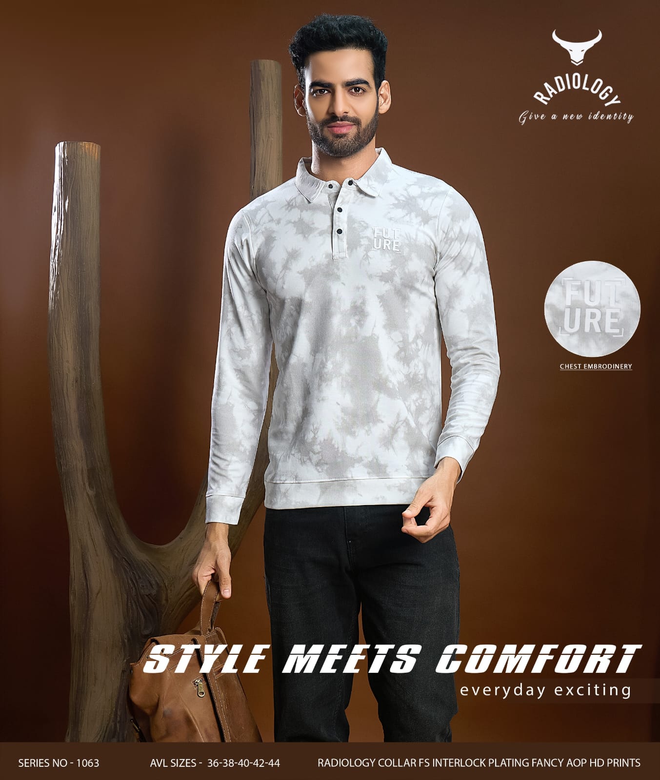 Vol 1063 Radiology Interlock Mens Tshirts Wholesale Price