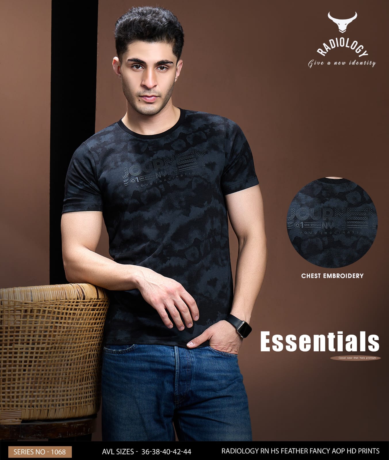 Vol 1068 Radiology Knit Mens Tshirts Manufacturer India