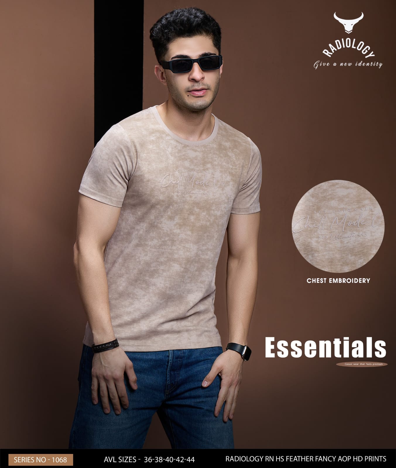 Vol 1068 Radiology Knit Mens Tshirts Manufacturer India