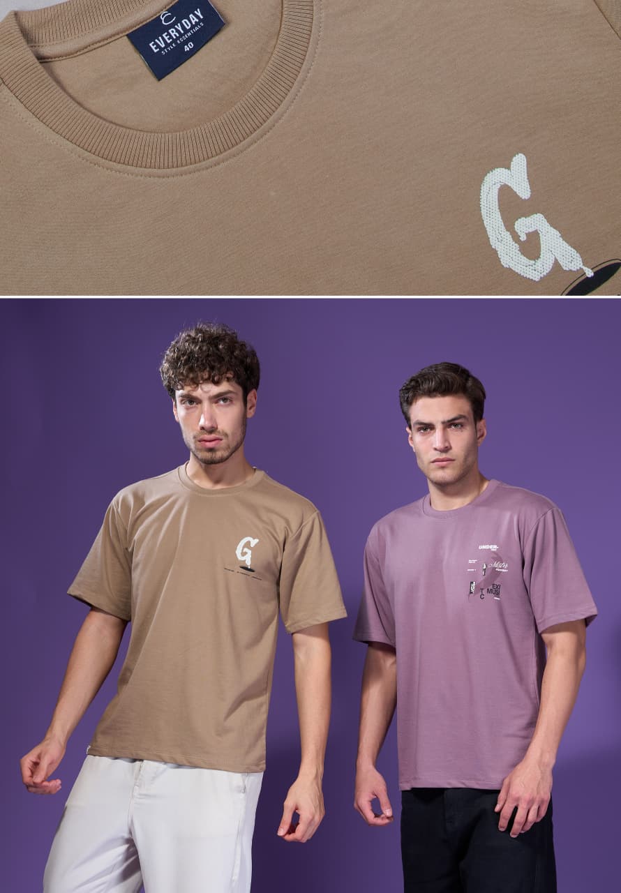 Vol 1079 Everyday Cotton Looper Mens Tshirts Exporter