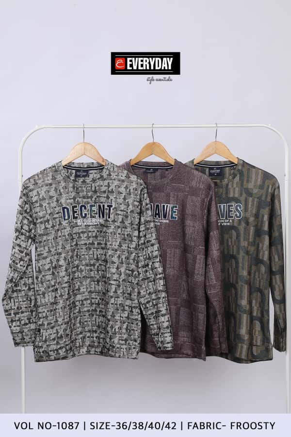 Vol 1087 Everyday Aop Mens Tshirts Exporter India