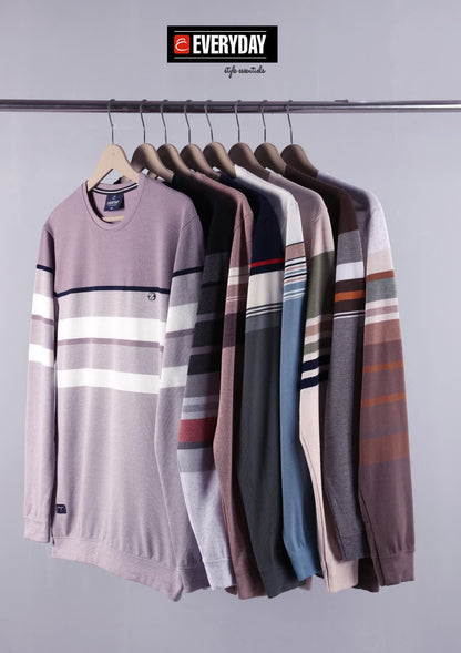 Vol 1091 Everyday Auto Stripes Mens Tshirts Exporter Ahmedabad