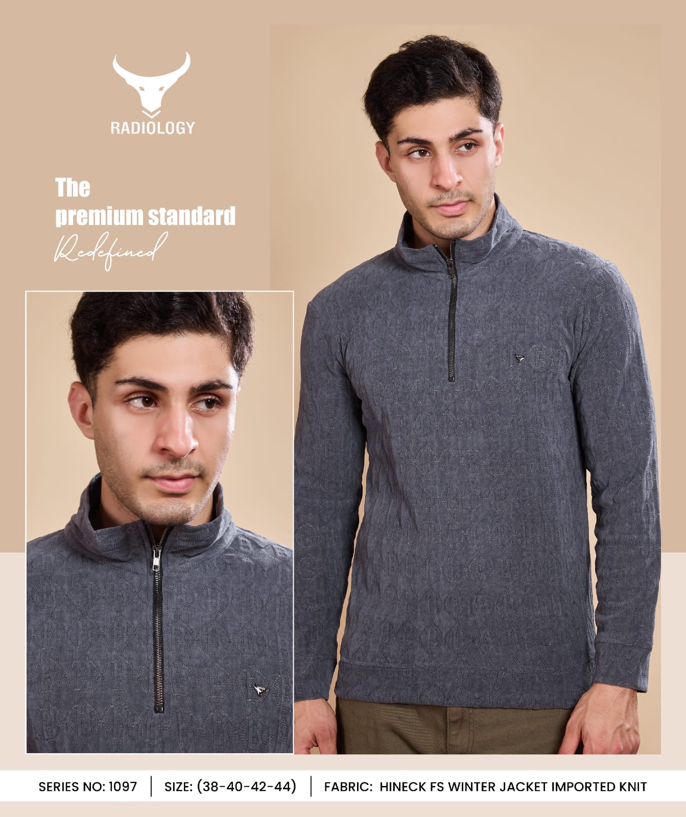 Vol 1097 Radiology Jacquard Knit Mens Tshirts Wholesaler