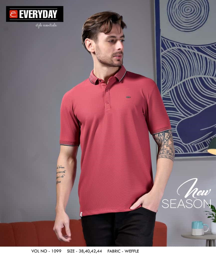 Vol 1099 Everyday Knit Mens Tshirts Wholesale Price