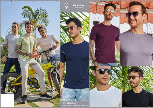Vol 1099 Mr Rabby Tencil Mens Tshirts Wholesale Rate