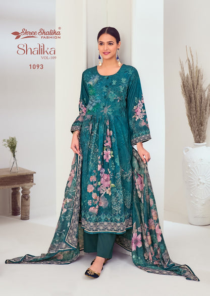 Vol 109 Shree Shalika Fashion Cotton Lawn Pant Style Suits Wholesaler