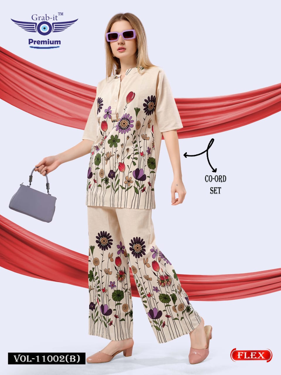 Vol 11002 Grab It Flex Co Ord Set Exporter India