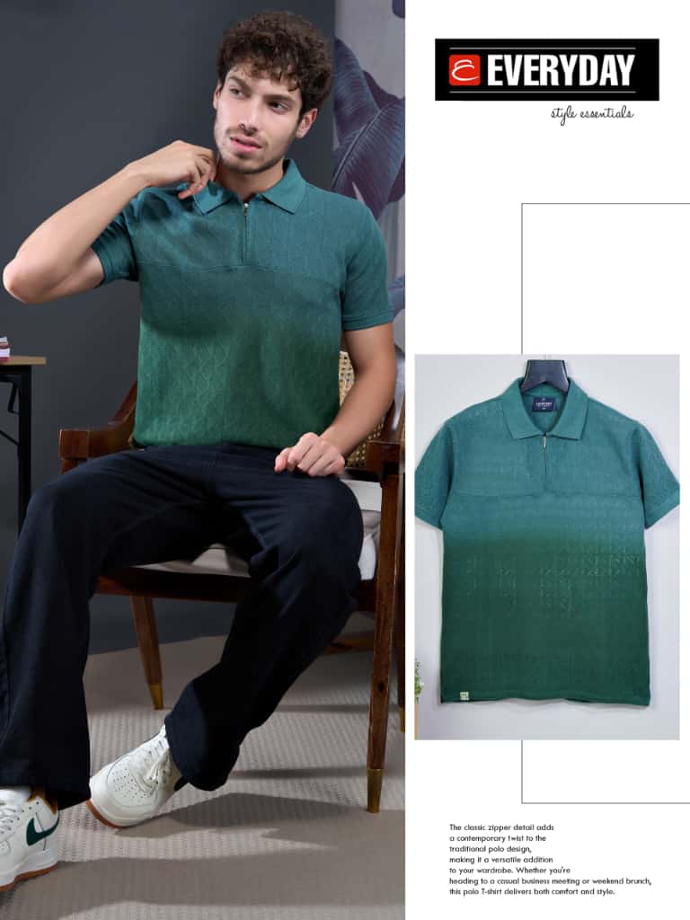 Vol 1100 Everyday Jacquard Knit Mens Tshirts Wholesale Price
