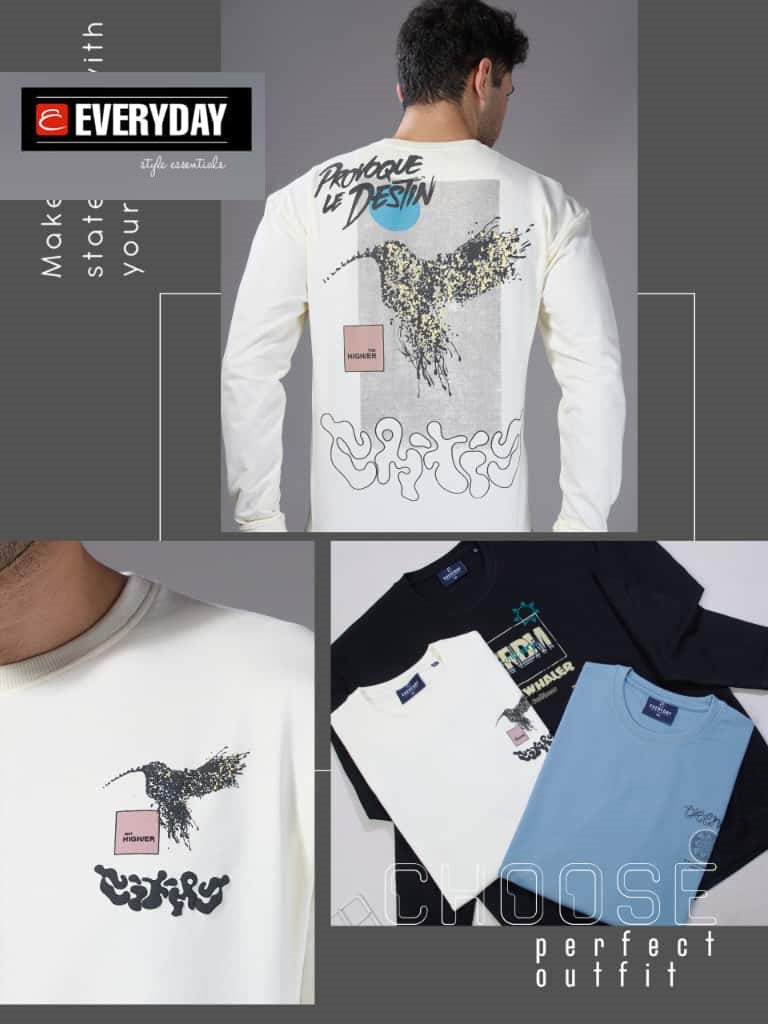 Vol 1101 Everyday Cotton Looper Mens Tshirts Wholesaler Ahmedabad