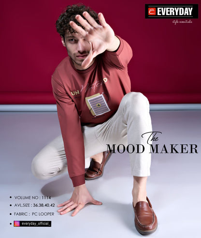 Vol 1114 Everyday Looper Mens Tshirts Exporter Gujarat