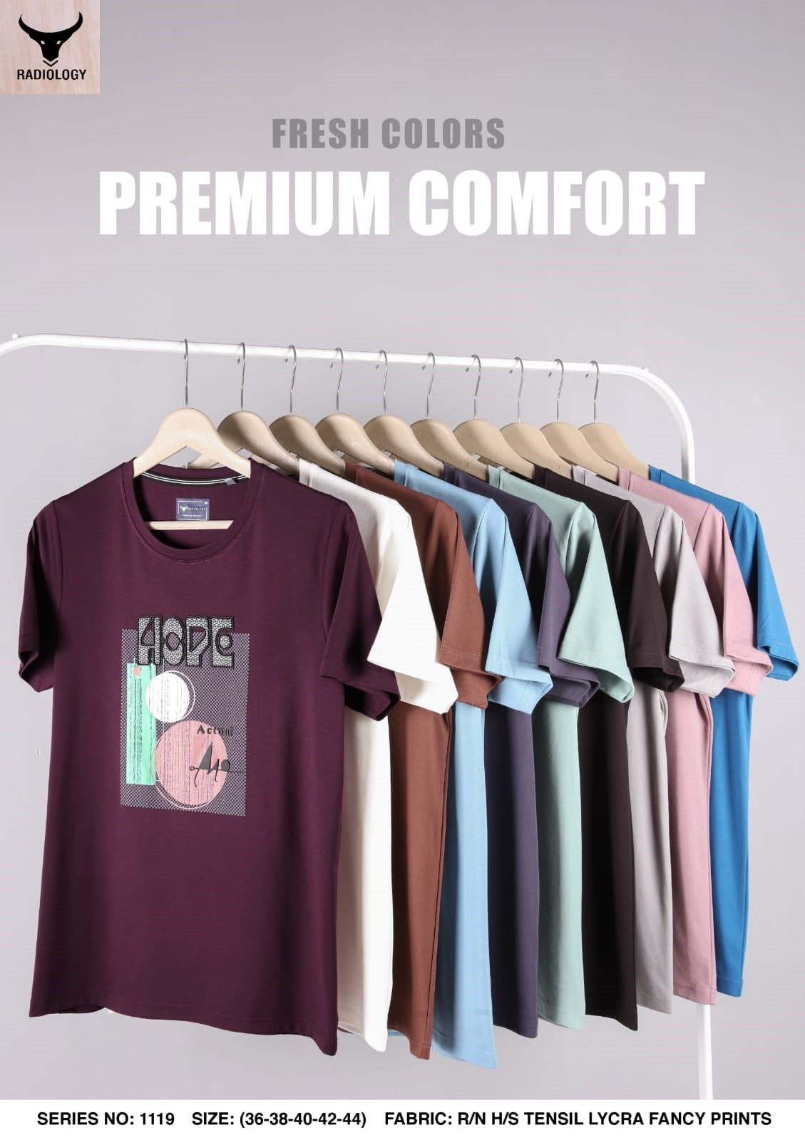 Vol 1119 Radiology Tencil Lycra Mens Tshirts Wholesale Price