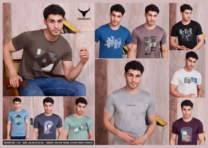 Vol 1119 Radiology Tencil Lycra Mens Tshirts Wholesale Price
