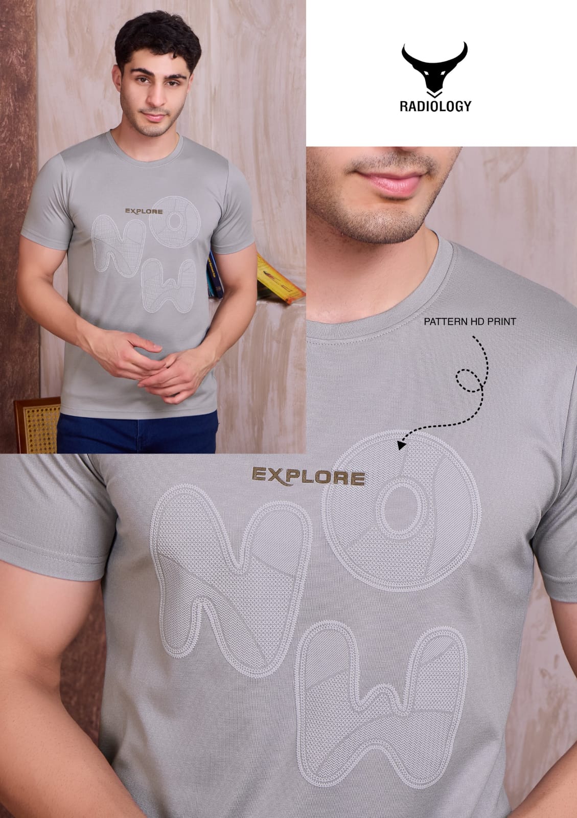Vol 1119 Radiology Tencil Lycra Mens Tshirts Wholesale Price