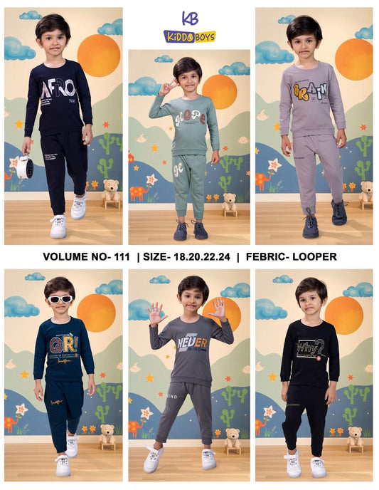 Vol 111 Kiddo Looper Boys Pant Set Manufacturer India
