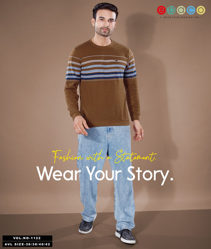 Vol 1122 Ebaco Auto Stripes Mens Tshirts Wholesale Price