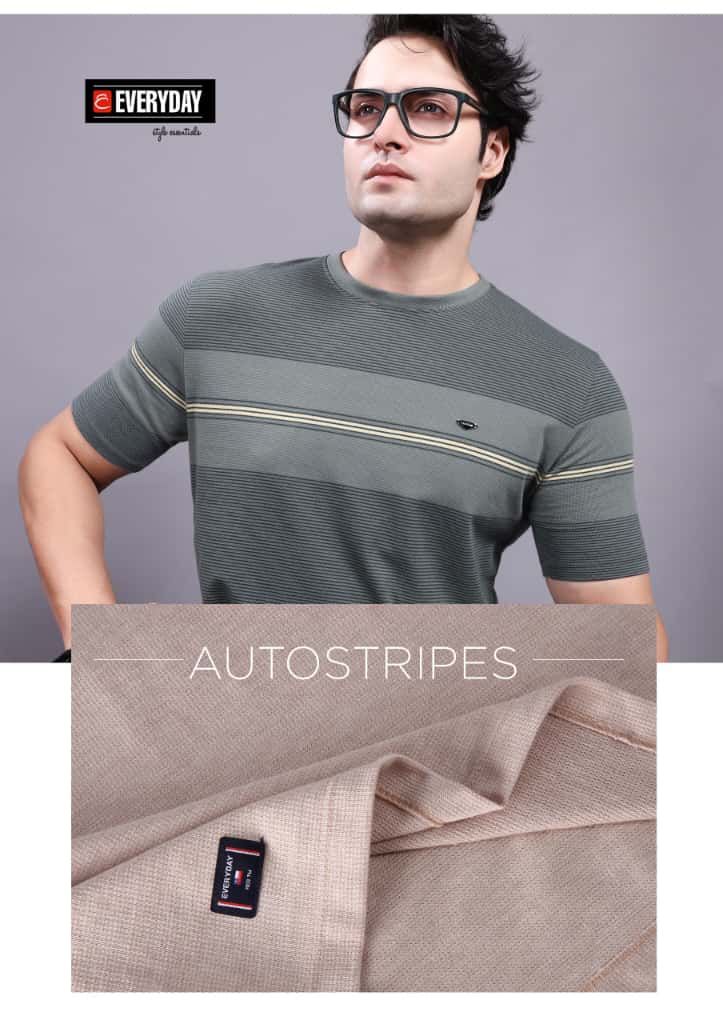 Vol 1125 Everyday Auto Stripes Mens Tshirts Supplier India