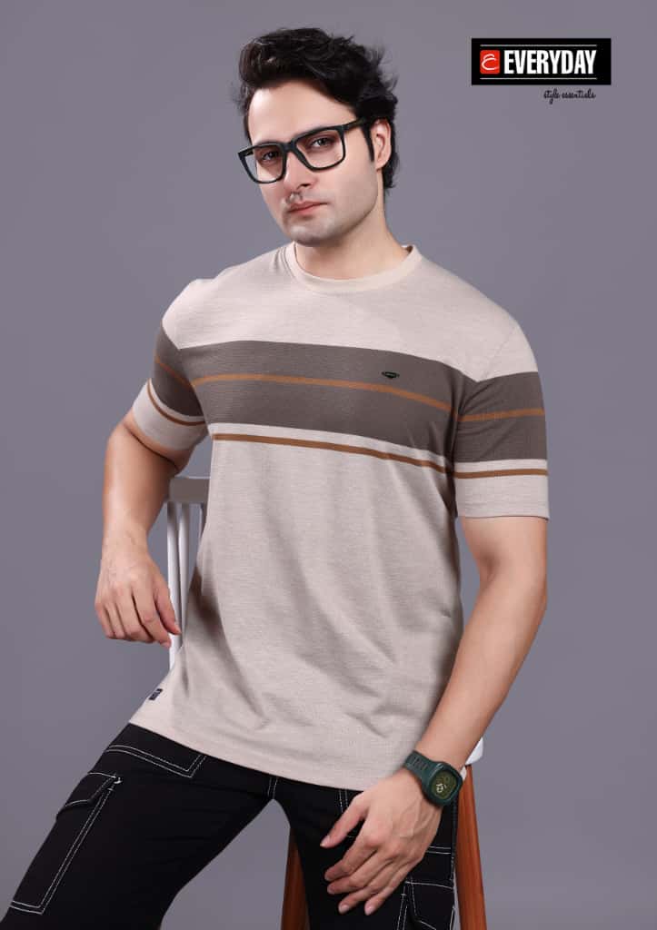 Vol 1125 Everyday Auto Stripes Mens Tshirts Supplier India