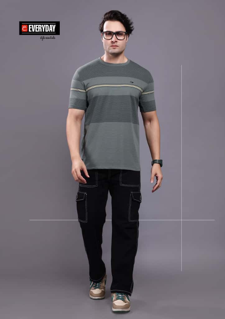Vol 1125 Everyday Auto Stripes Mens Tshirts Supplier India
