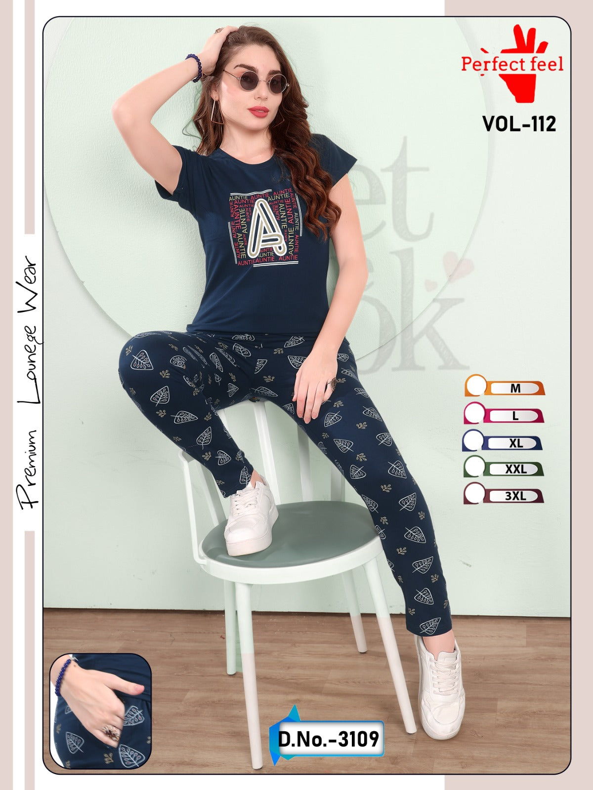 Vol 112 Plain-Print Perfect Feel Hosiery Pyjama Night Suits Manufacturer Gujarat