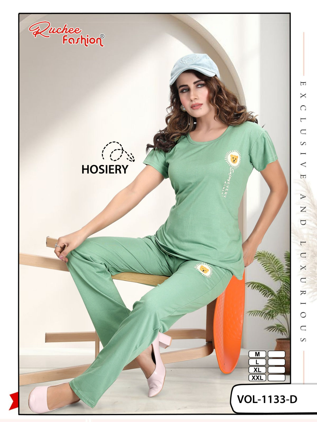 Vol 1133 Ruchee Fashion Hosiery Pyjama Night Suits Wholesaler Ahmedabad